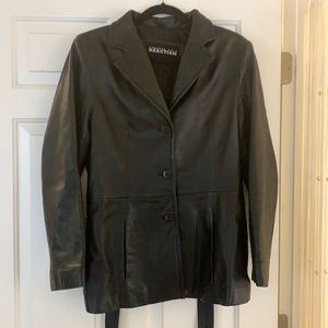 Kenneth Cole leather jacket, size medium